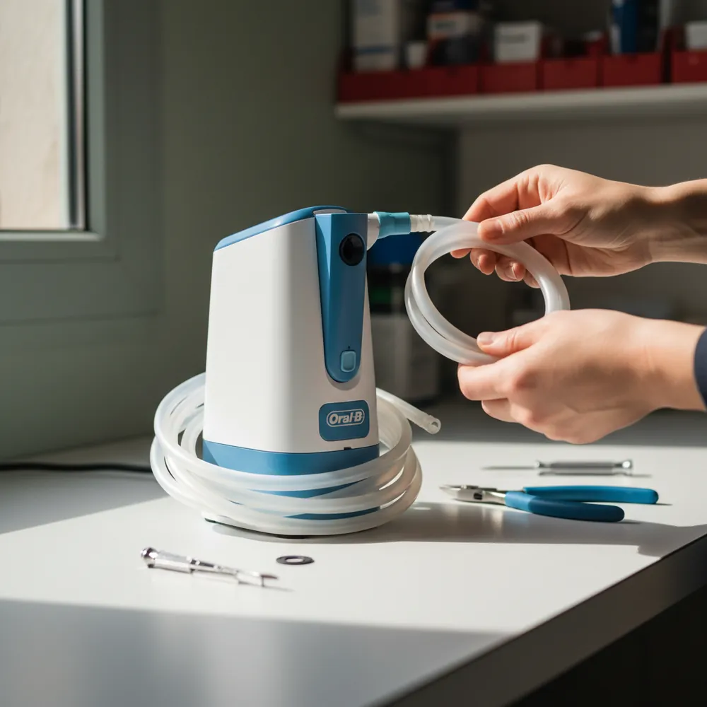Comment changer le tuyau d'un hydropulseur Oral-B