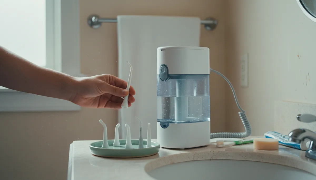 Hydropulseur pour nettoyer les amygdales, mode d'emploi